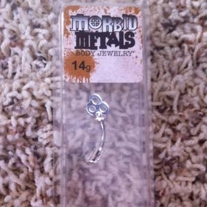 Skeleton belly button ring