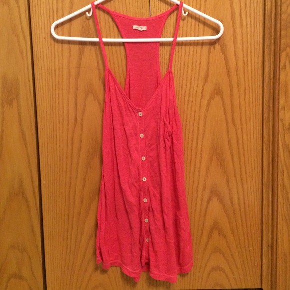 Button down tank top