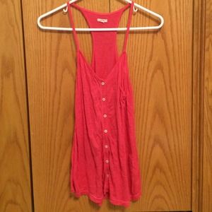 Button down tank top