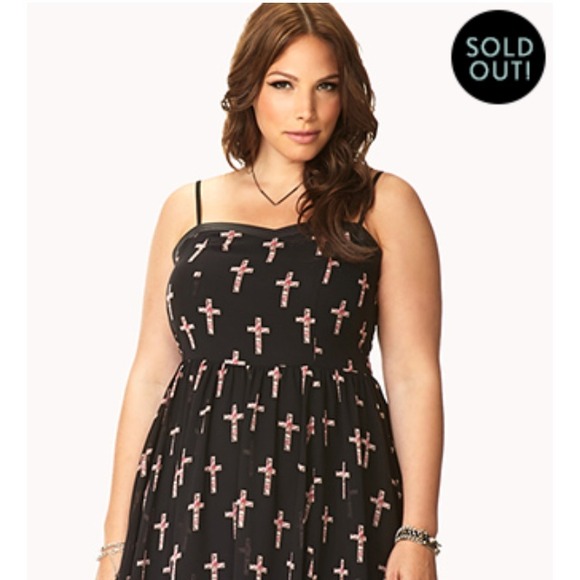 Forever 21 Enchanted Floral Cross Dress