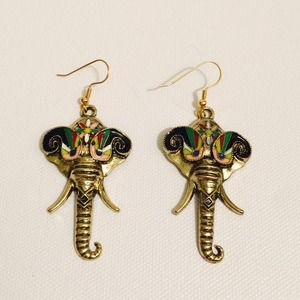 BRAND NEW ELEPHANT EARRINGS