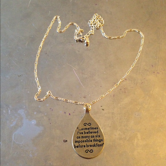 BRAND NEW ALICE IN WONDERLAND NECKLACE
