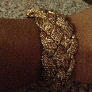 Braided Gold Magnet Bracelet
