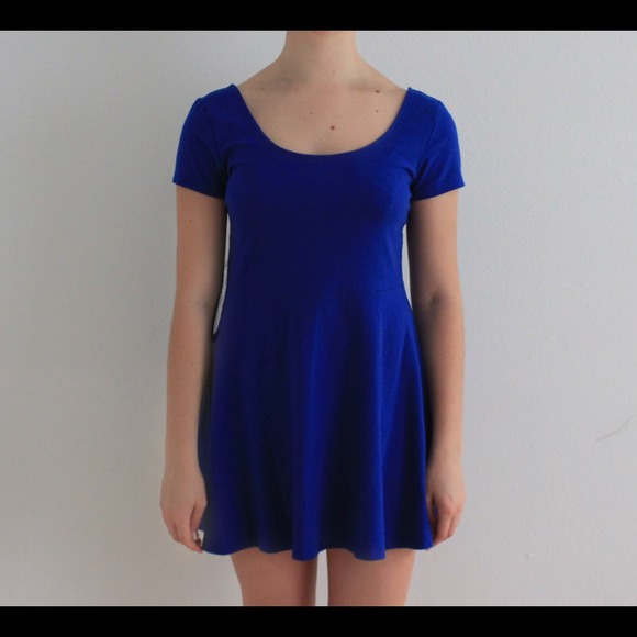 Forever 21 Royal Blue Skater Dress