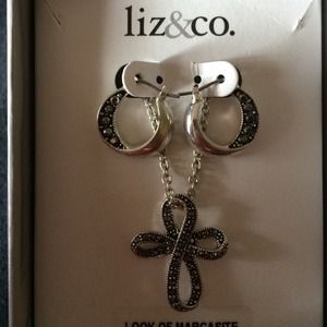 matching necklace and earrings