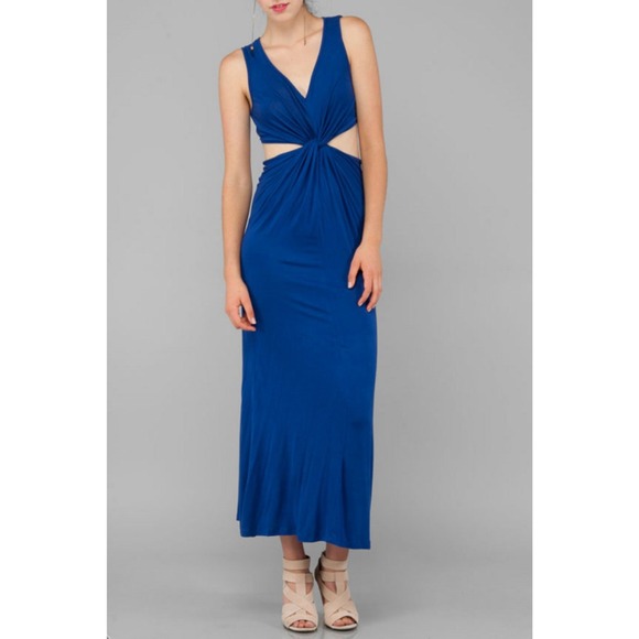 NWOT Tobi Ibby Libby twist cutout maxi dress - Picture 2 of 4