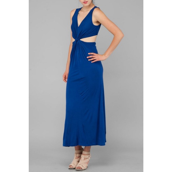 NWOT Tobi Ibby Libby twist cutout maxi dress - Picture 3 of 4