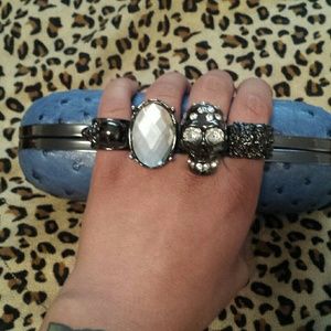 Knuckle Duster Clutch Skulls Evening Bag