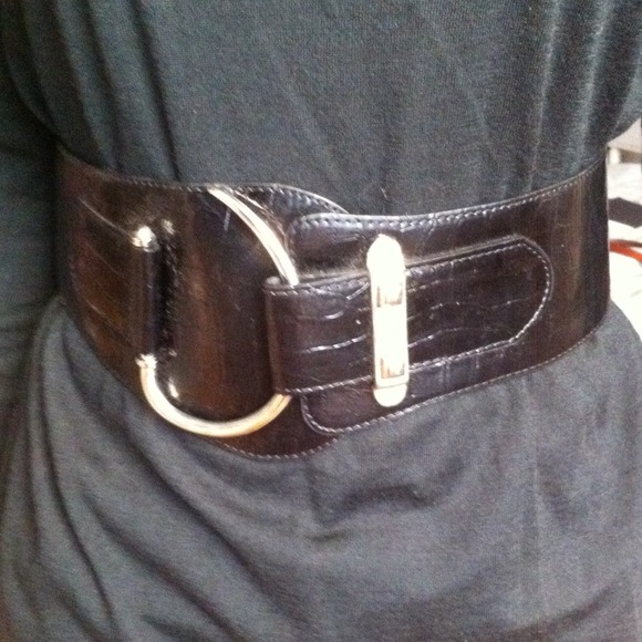 Great vintage belt with silver buckle