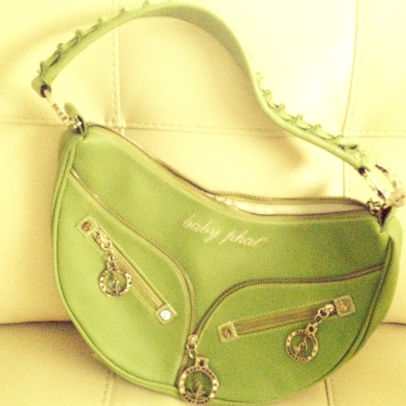Lime Green Baby Phat hand bag