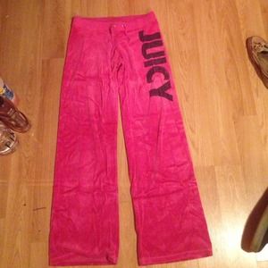 Pink juicy sweat pants