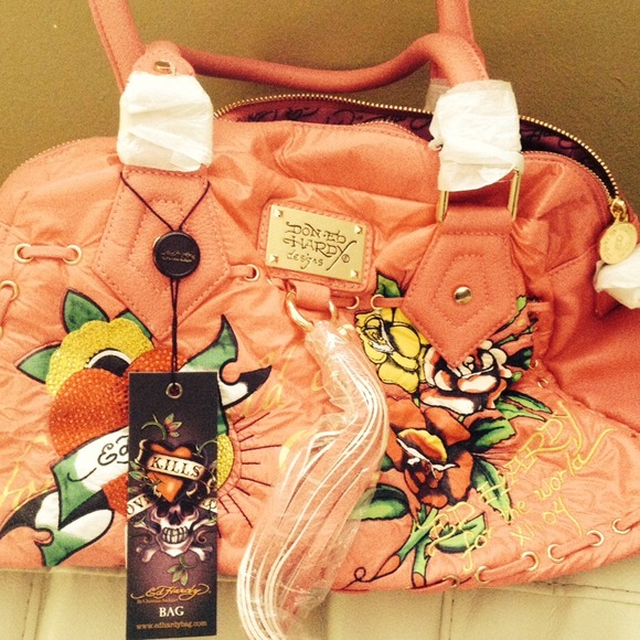 HOT PINK (Fuchsia) Ed Hardy Bag