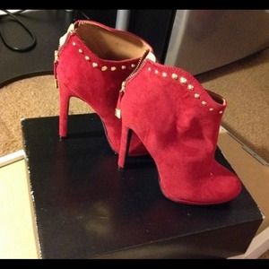Brand New Red Booties