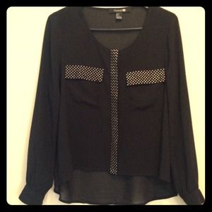 Forever 21 Top w/ gold rhinestones
