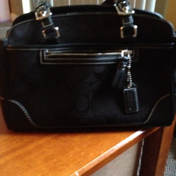 Black coach bag