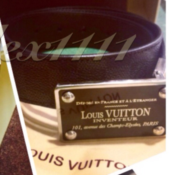 Sold Authentic Louis Vuitton Mens belt