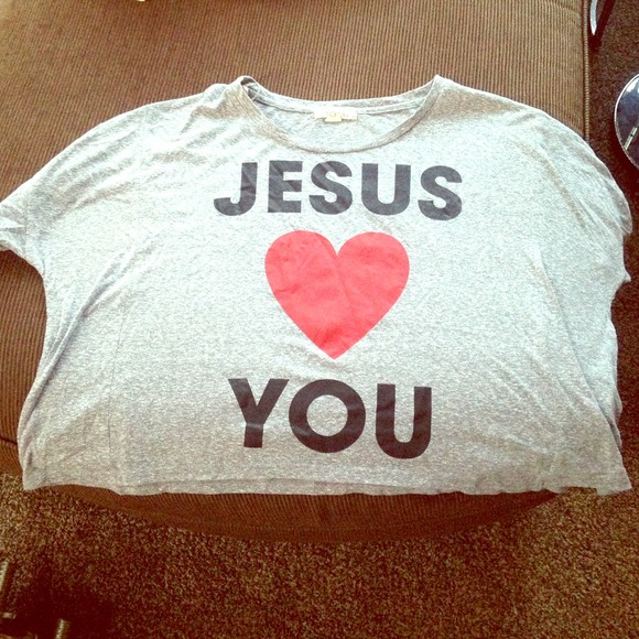 Forever 21 Tops | Sold Jesus Loves You 