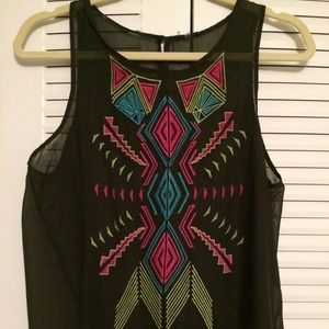 Boho Sheer Top