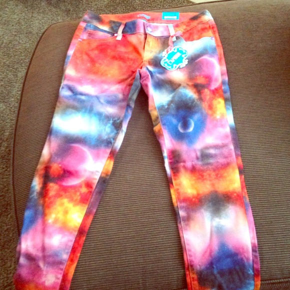 Galaxy print jeans 💕 - Picture 1 of 4