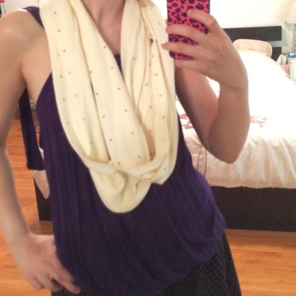 Juicy Couture Accessories - Juicy couture white scarf loop. NWT. $68 original