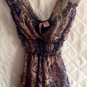 Fire Los Angeles Empire Waist Blouse