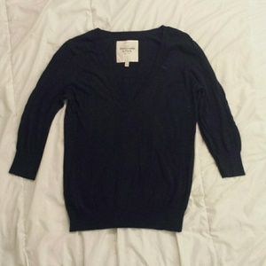Navy Abercrombie and Fitch sweater