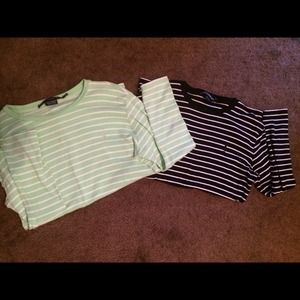 Two Ralph Lauren Sport 3/4 sleeve shirts🐎