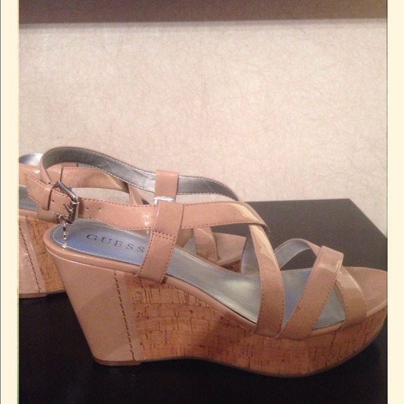 Guess Shoes - Guess bone color wedges