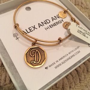 Alex and Ani letter "d" bracelet