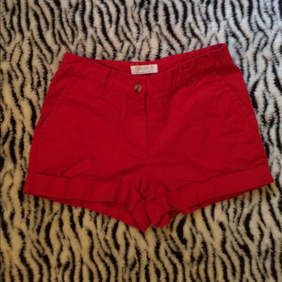 High rise shorts