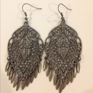 Silver vintage earrings