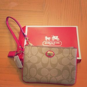 Authentic Coach Wristlet