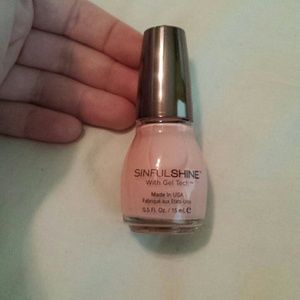 NEW Sinful Shine Baby Pink Polish