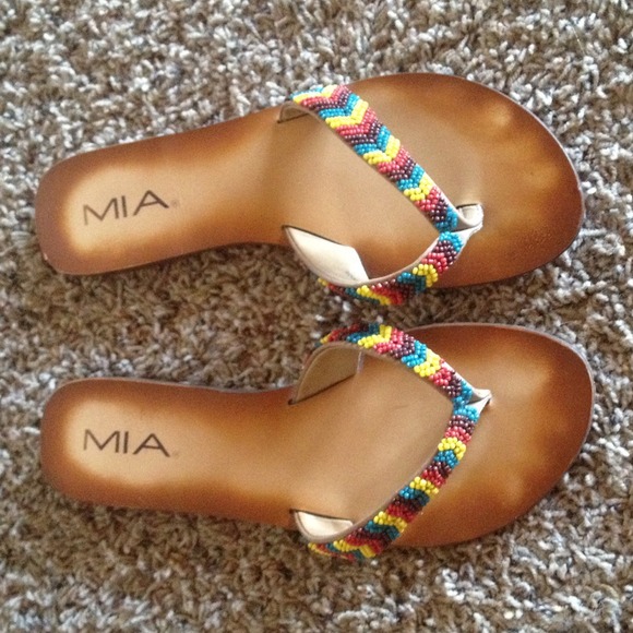 native american beaded sandals