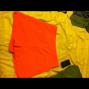 Zara high waisted salmon shorts