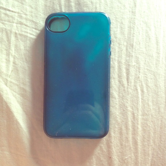 Blue belkin rubber case