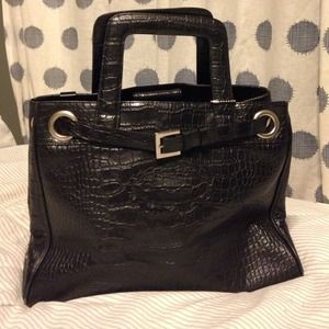 Original My Flat In London Black Handbag