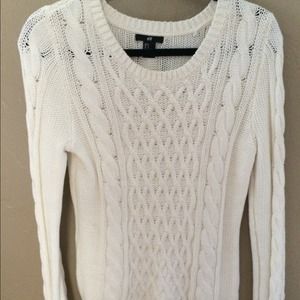 H&M cable knit sweater