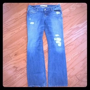 Hollister Distressed Blue Jeans