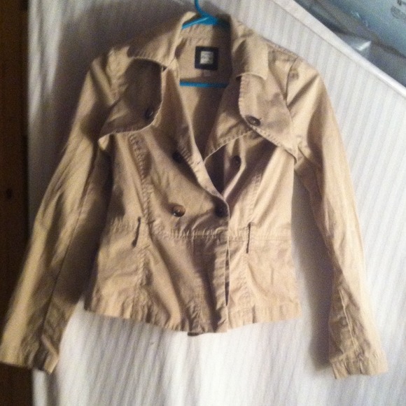 Old navy jacket in khaki