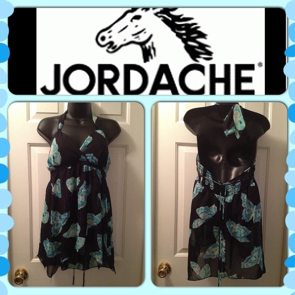 Jordache Butterfly Halter Top