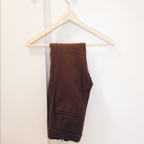 Zara Olive Legging Style Trousers - Picture 4 of 4