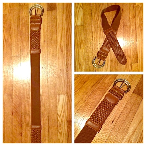 Stretch belt - beige/natural