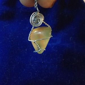 Hand Wrapped Amber (petrified tree sap)