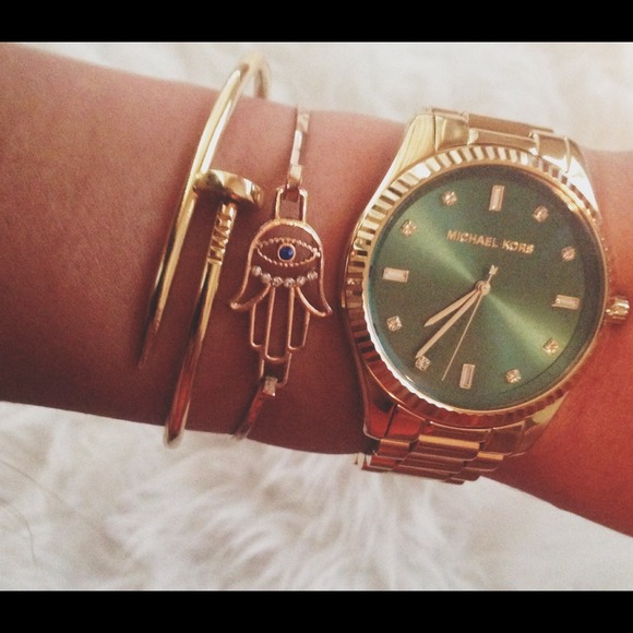 Screw Nail Bracelet Cartier inspired Gold