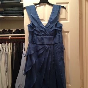 Teal Dress, soft elegance