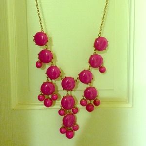 Pink bubble necklace