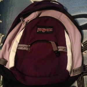 Purple jansport backpack