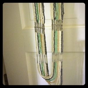 Long beaded necklace