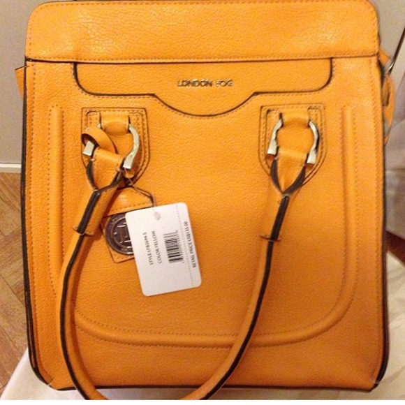 London fog bag in Mustard